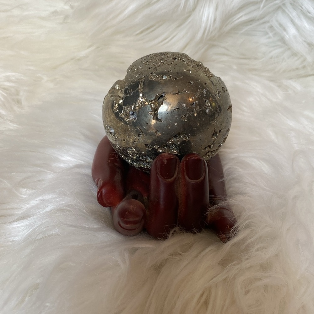 Pyrite sphere - Picture 3 of 6